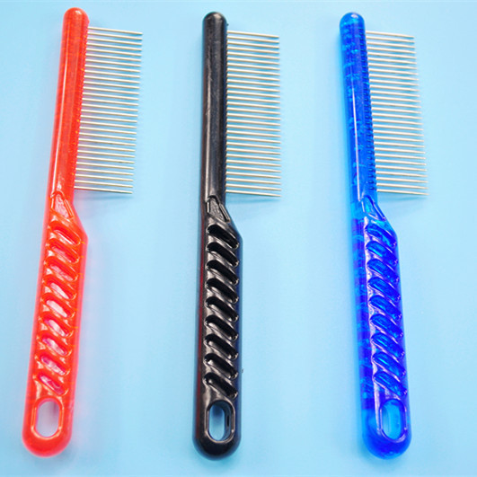 Pet Grate Comb Stainless Steel Crystal Comb for Pet Cat Dog Dog Flea Removal Comb