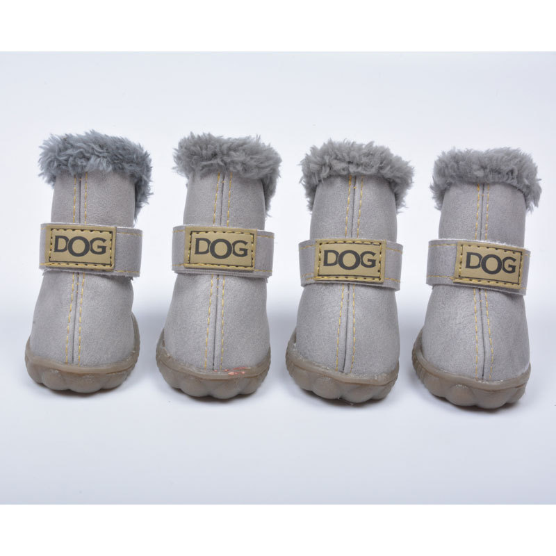 Pet Shoes Dog Thick Snow Boots Warm Teddy Autumn and Winter Shoes VIP Shoes One Piece Dropshipping Pet Shoes Dog Thick Snow Boots Warm Teddy Autumn and Winter Shoes VIP Shoes One Piece Dropshipping