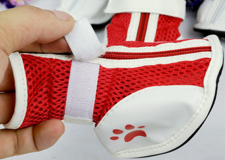 Spring/Summer Pet Shoes Summer New Non-Slip Soft Bottom Beef Tendon Bottom Breathable Mesh Dog Shoes Poodle Shoes Spring/Summer Pet Shoes Summer New Non-Slip Soft Bottom Beef Tendon Bottom Breathable Mesh Dog Shoes Poodle Shoes