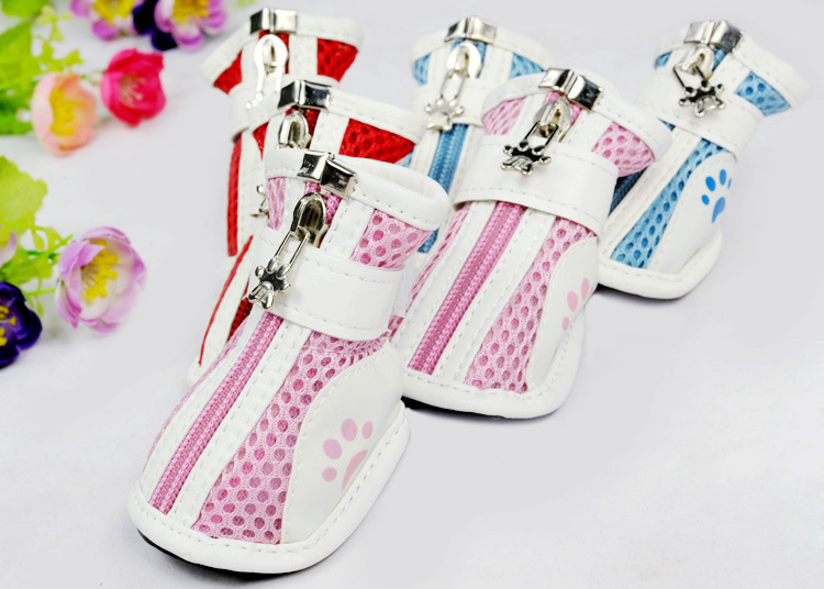 Spring/Summer Pet Shoes Summer New Non-Slip Soft Bottom Beef Tendon Bottom Breathable Mesh Dog Shoes Poodle Shoes Spring/Summer Pet Shoes Summer New Non-Slip Soft Bottom Beef Tendon Bottom Breathable Mesh Dog Shoes Poodle Shoes