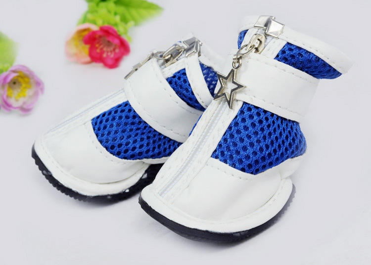 Spring/Summer Pet Shoes Summer New Non-Slip Soft Bottom Beef Tendon Bottom Breathable Mesh Dog Shoes Poodle Shoes Spring/Summer Pet Shoes Summer New Non-Slip Soft Bottom Beef Tendon Bottom Breathable Mesh Dog Shoes Poodle Shoes