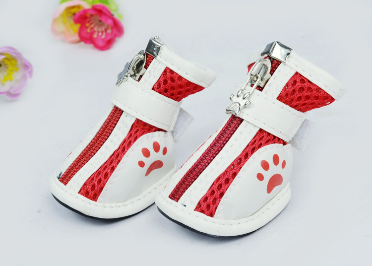 Spring/Summer Pet Shoes Summer New Non-Slip Soft Bottom Beef Tendon Bottom Breathable Mesh Dog Shoes Poodle Shoes Spring/Summer Pet Shoes Summer New Non-Slip Soft Bottom Beef Tendon Bottom Breathable Mesh Dog Shoes Poodle Shoes
