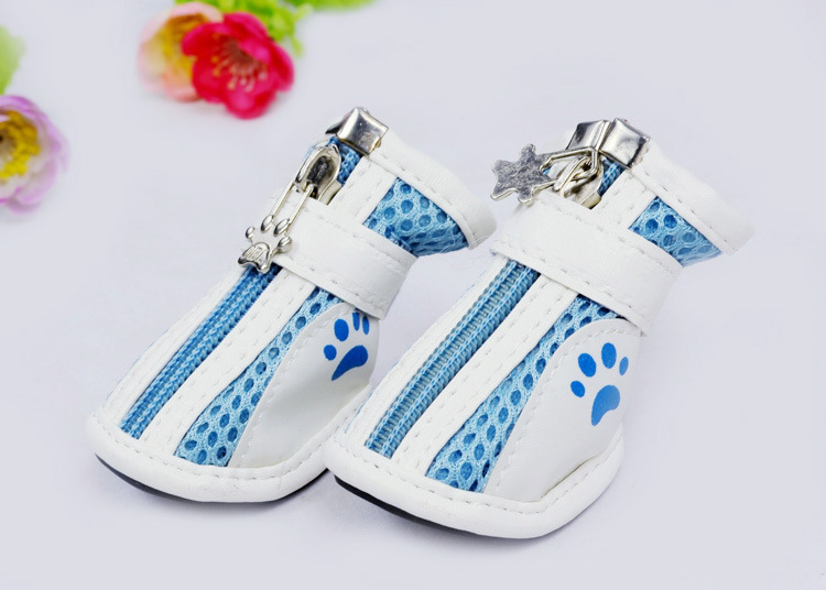 Spring/Summer Pet Shoes Summer New Non-Slip Soft Bottom Beef Tendon Bottom Breathable Mesh Dog Shoes Poodle Shoes Spring/Summer Pet Shoes Summer New Non-Slip Soft Bottom Beef Tendon Bottom Breathable Mesh Dog Shoes Poodle Shoes