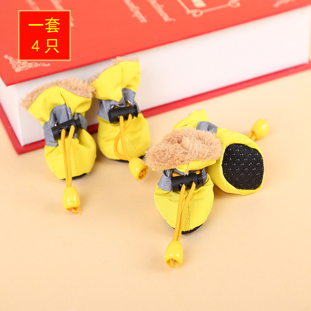 Dog Soft Sole Shoes Puppy Shoes Toddler Non-Slip Pet Shoe Cover Rain Boots Pet Shoes Teddy Dog Foot Cover