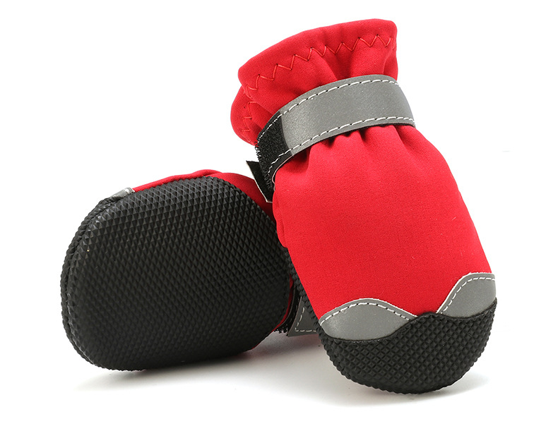 Lambeau manufacturers direct pet shoes waterproof, anti - skid wear - resisting dog snow boots cross - border hot sales four seasons