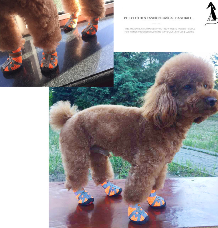 Rambo manufacturers direct pet shoes dog shoes small dog shoes are not easy to fall off non-skid outdoor shoes four seasons