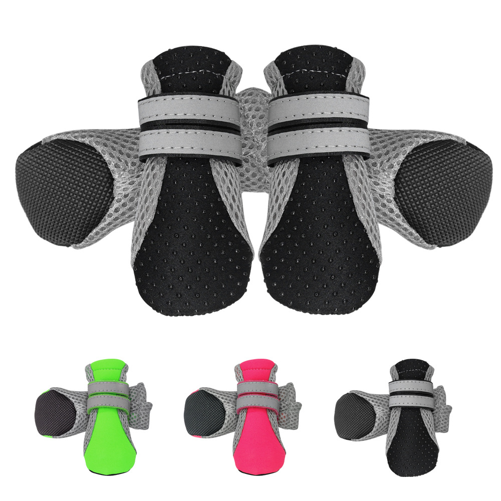 Lambeau pet shoes new summer manufacturers supply mesh shoes breathable leisure hot dog shoes small and medium-sized dogs