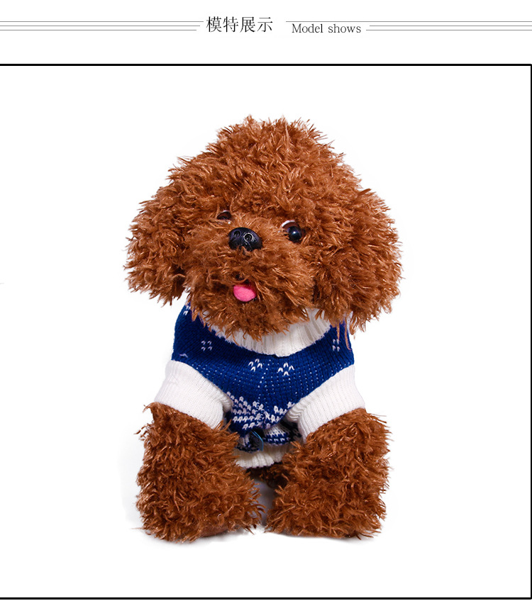 Autumn winter dog clothing Christmas pet knitted sweater teddy dog knitted love sweater costume cat clothing Autumn winter dog clothing Christmas pet knitted sweater teddy dog knitted love sweater costume cat clothing