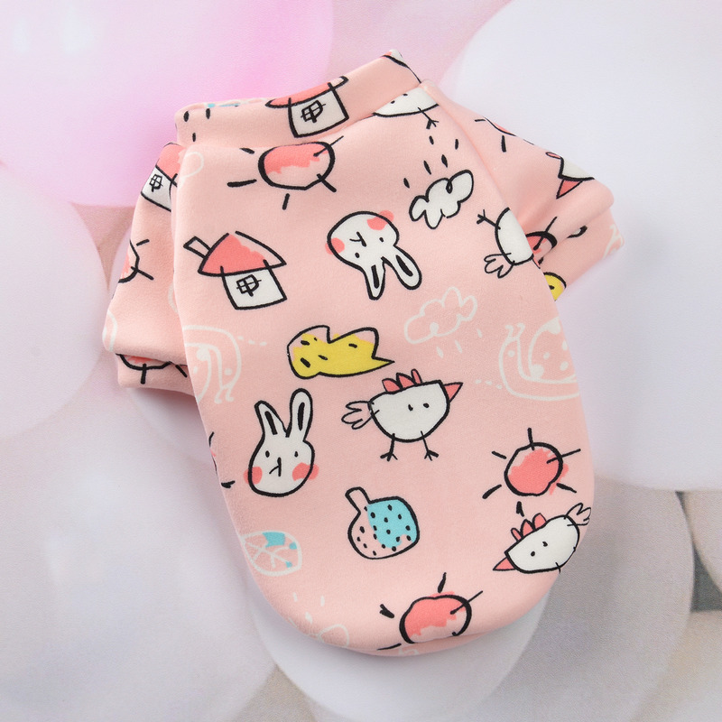 Customized New Cartoon Pet Clothes Fleece-Lined Two-Leg Sweater Autumn and Winter Pullover Pet Dog Clothes Cat Clothes Customized New Cartoon Pet Clothes Fleece-Lined Two-Leg Sweater Autumn and Winter Pullover Pet Dog Clothes Cat Clothes