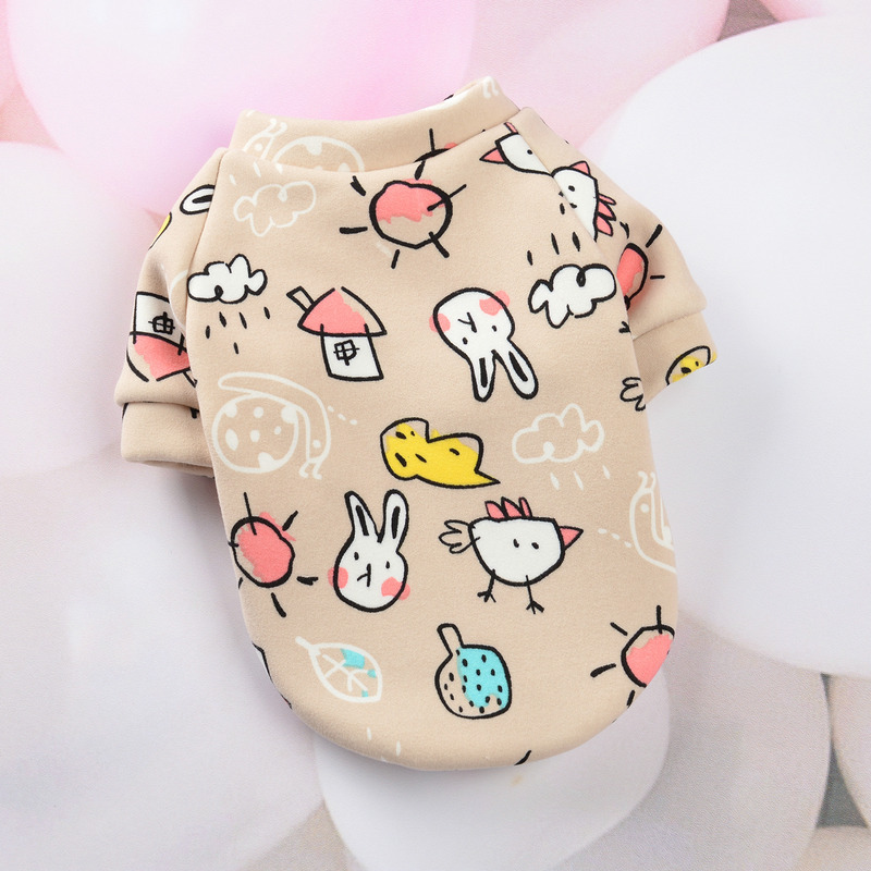 Customized New Cartoon Pet Clothes Fleece-Lined Two-Leg Sweater Autumn and Winter Pullover Pet Dog Clothes Cat Clothes Customized New Cartoon Pet Clothes Fleece-Lined Two-Leg Sweater Autumn and Winter Pullover Pet Dog Clothes Cat Clothes