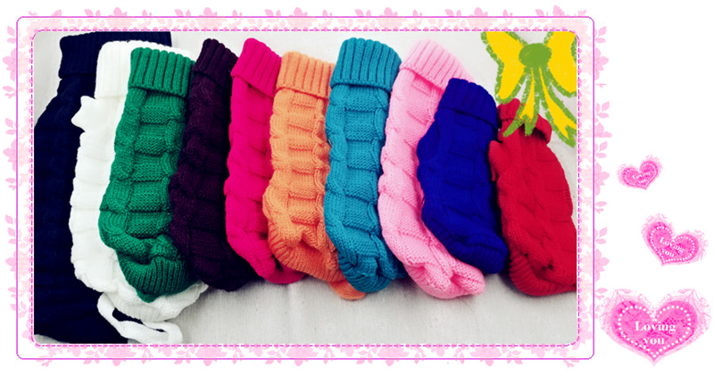 Pet Sweater Wholesale Autumn and Winter Thick Small Size Dog Baby Sweater Puppy Ultra Small Puppy Sweater 10 Colors Pet Sweater Wholesale Autumn and Winter Thick Small Size Dog Baby Sweater Puppy Ultra Small Puppy Sweater 10 Colors