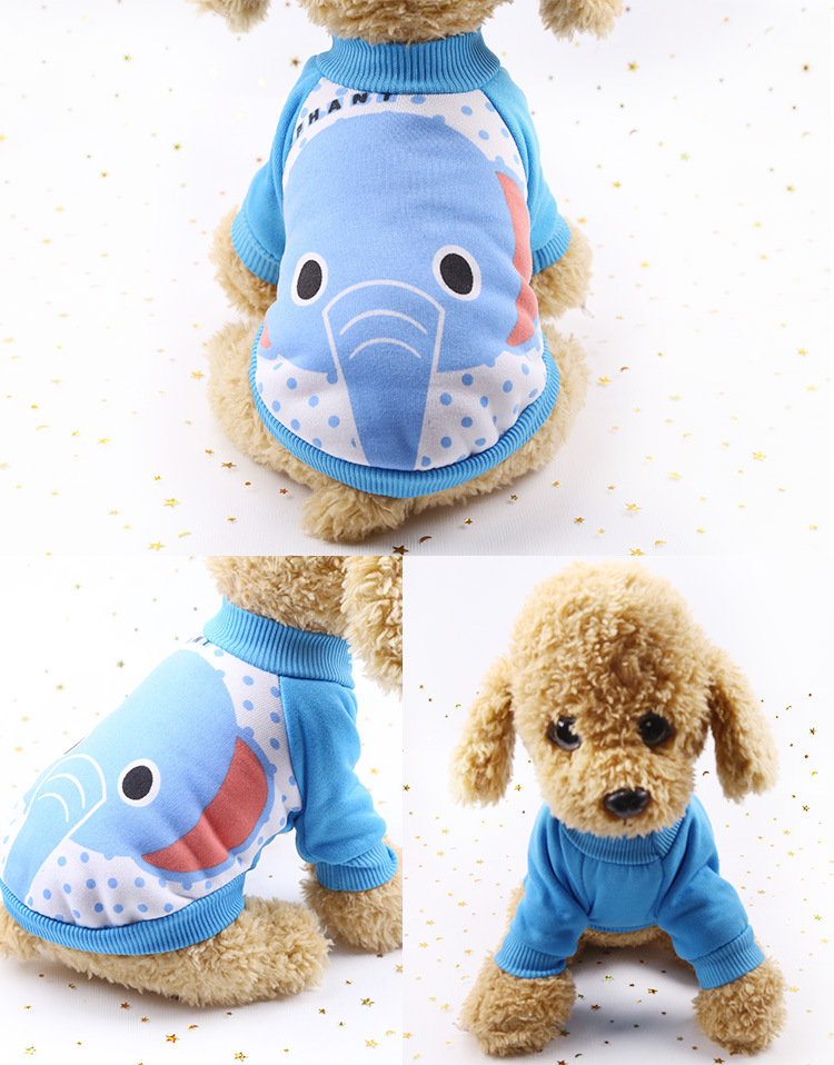 Clothes Spring Autumn and Winter Clothing Teddy Pet Supplies Cute Cartoon Cat Sweater Golden Retriever Big Dog Clothing Clothes Spring Autumn and Winter Clothing Teddy Pet Supplies Cute Cartoon Cat Sweater Golden Retriever Big Dog Clothing