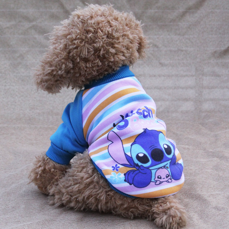 Pet Sweater Dog Clothes Cartoon Sweater Pet Clothing Teddy VIP Clothes Dog Clothing Autumn and Winter