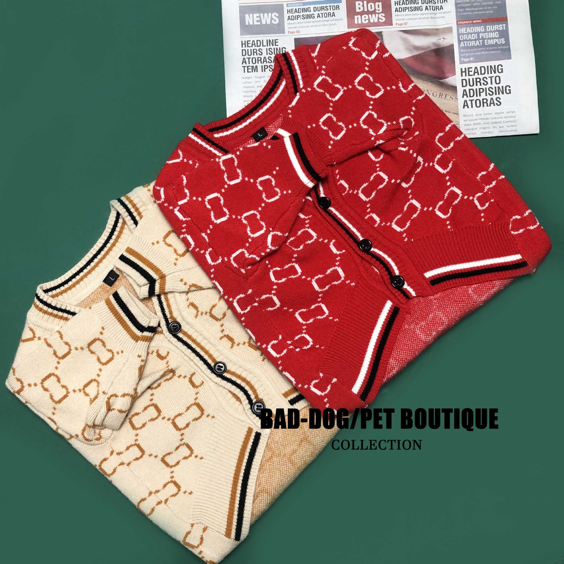 Dog Clothes Autumn Chenery Fadou Teddy Bago Cat Sweater Keji Spring Pet Clothes