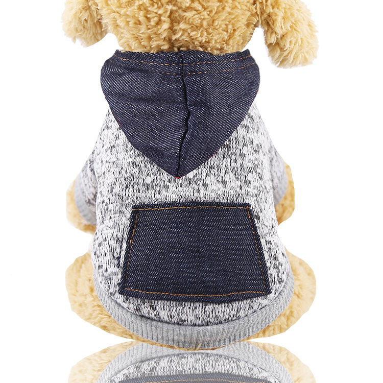 Autumn Winter Sweater Pocket Two-legged Clothes Sporty Pet Clothes Dog Cat Clothes Pet Supplies