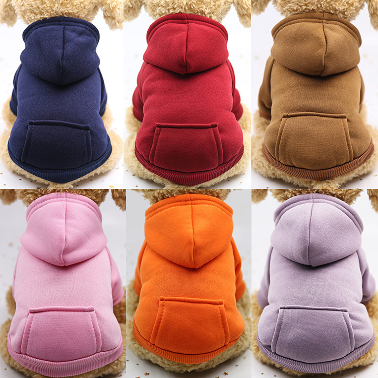 Autumn Winter Sweater Pocket Two-legged Clothes Sporty Pet Clothes Dog Cat Clothes Pet Supplies