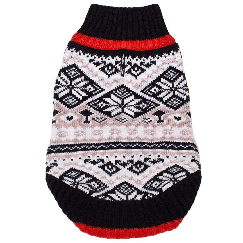 Autumn and Winter Christmas Navy Clothing Dog Sweater Pet Teddy Cat Dog Clothing Wool Woven Knitted Clothes