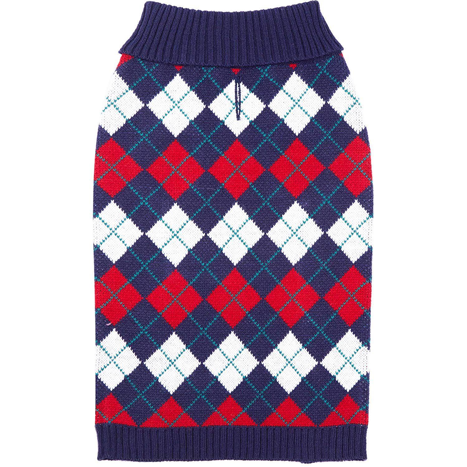 Autumn and Winter Christmas Navy Clothing Dog Sweater Pet Teddy Cat Dog Clothing Wool Woven Knitted Clothes