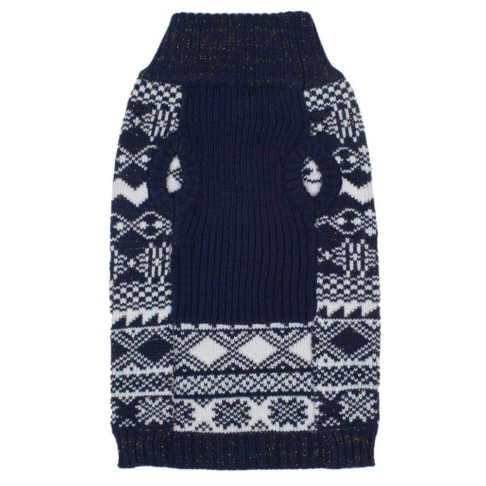 Autumn and Winter Christmas Navy Clothing Dog Sweater Pet Teddy Cat Dog Clothing Wool Woven Knitted Clothes