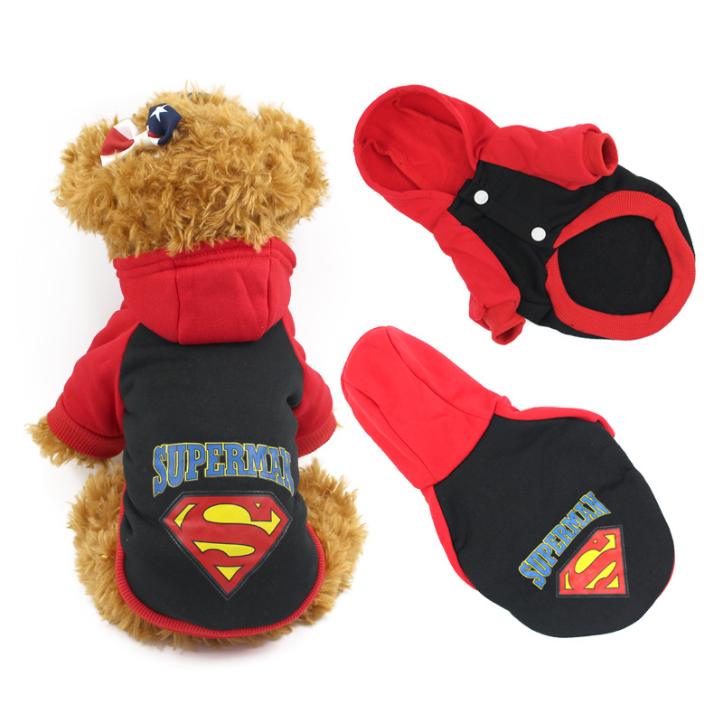 Pet Autumn and Winter Clothing Dog Hooded Sweater Dog Clothes Dog with Coat and Cap Bingui Teddy Dog Clothing