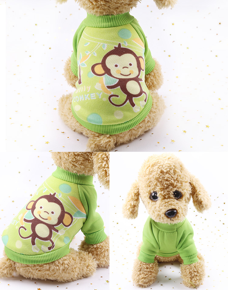 New Dog Clothes Spring and Autumn Winter Teddy Pet Supplies Cartoon Cute Cat Sweater Golden Retriever Big Dog Clothing New Dog Clothes Spring and Autumn Winter Teddy Pet Supplies Cartoon Cute Cat Sweater Golden Retriever Big Dog Clothing