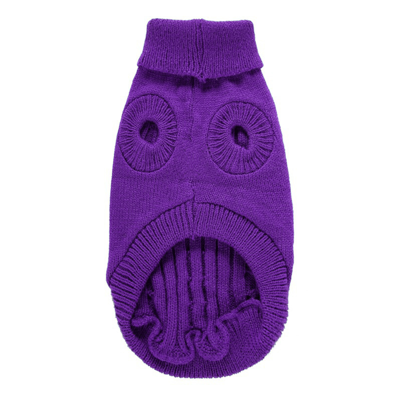 Pet Supplies Dog Clothing Solid Color Pet Dog Dog Sweater Dog Clothes Autumn and Winter Wholesale Pet Supplies Dog Clothing Solid Color Pet Dog Dog Sweater Dog Clothes Autumn and Winter Wholesale