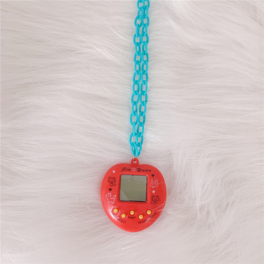 New Childhood Creative Toy Memories Candy Color Electronic Pet Machine Necklace Halter Sweater Chain Trendy Female Accessories