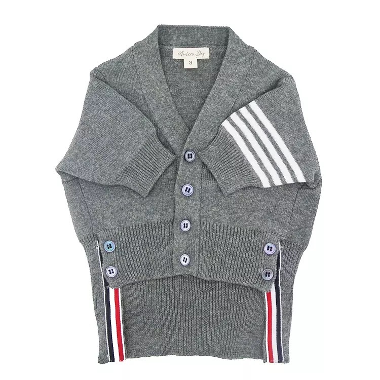 Pet Dog Clothes TB Trendy Brand Sweater Autumn and Winter Cardigan Puppy Cat Small Dog Bichon Teddy Clothing