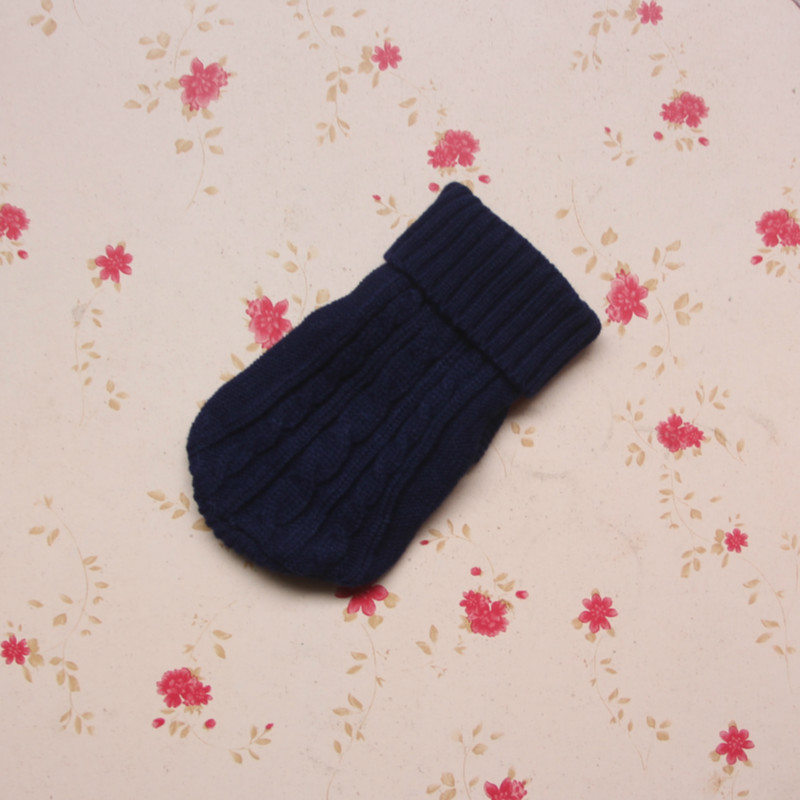 Thicken Autumn and Winter Pet Dog Sweater Warm Three-dimensional Twisted Rope Kitten Puppy Sweater Teddy Bear Thicken Autumn and Winter Pet Dog Sweater Warm Three-dimensional Twisted Rope Kitten Puppy Sweater Teddy Bear