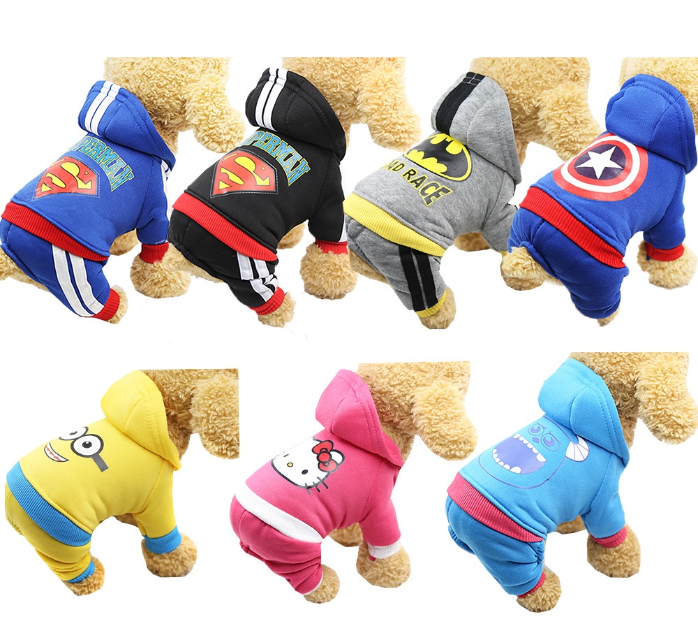 A Variety of Dog Clothes Four-Legged Sweater Button Pet Clothes Pet Supplies Cat Clothes Autumn and Winter New Style