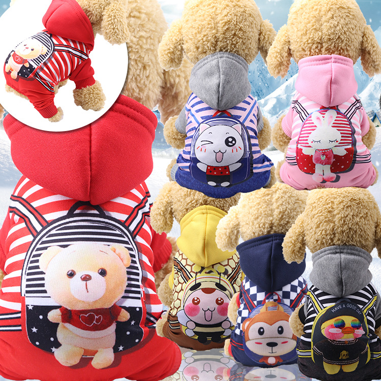 A Variety of Dog Clothes Four-Legged Sweater Button Pet Clothes Pet Supplies Cat Clothes Autumn and Winter New Style