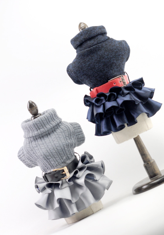 Pahnli Pet Manufacturer Dog Skirt Dress Sweater Autumn and Winter Pet Supplies Set Pahnli Pet Manufacturer Dog Skirt Dress Sweater Autumn and Winter Pet Supplies Set