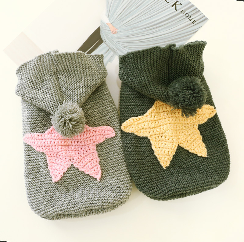 Dog Clothes Pet Cat Clothing Clothing Autumn and Winter Sweater Warm Thickened Nordic XINGX