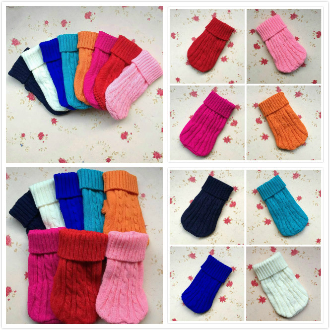 Thicken Autumn and Winter Pet Dog Sweater Warm Threedimensional Twisted Rope Kitten Puppy Sweater Teddy Bear Dog Clothes