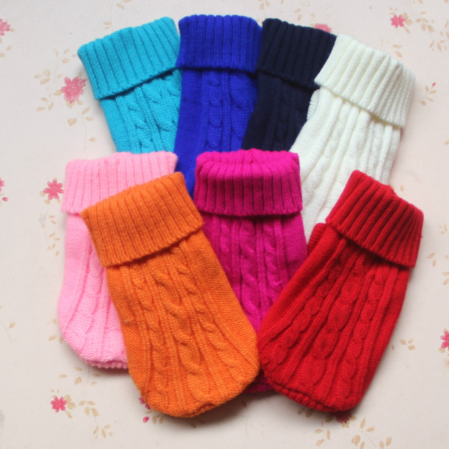 Thicken Autumn and Winter Pet Dog Sweater Warm Threedimensional Twisted Rope Kitten Puppy Sweater Teddy Bear Dog Clothes Thicken Autumn and Winter Pet Dog Sweater Warm Threedimensional Twisted Rope Kitten Puppy Sweater Teddy Bear Dog Clothes
