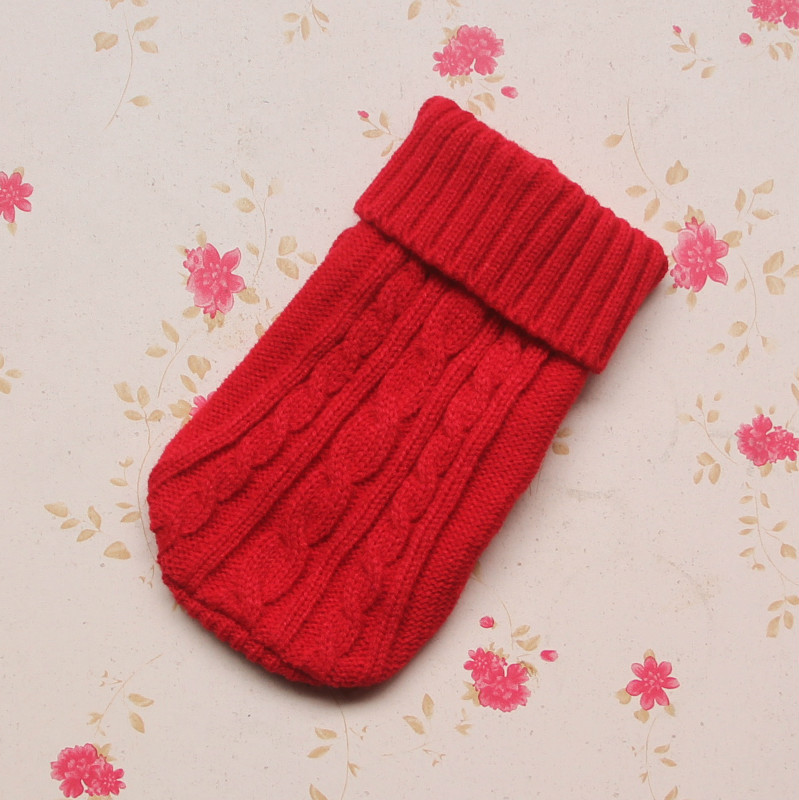 Thicken Autumn and Winter Pet Dog Sweater Warm Threedimensional Twisted Rope Kitten Puppy Sweater Teddy Bear Dog Clothes Thicken Autumn and Winter Pet Dog Sweater Warm Threedimensional Twisted Rope Kitten Puppy Sweater Teddy Bear Dog Clothes