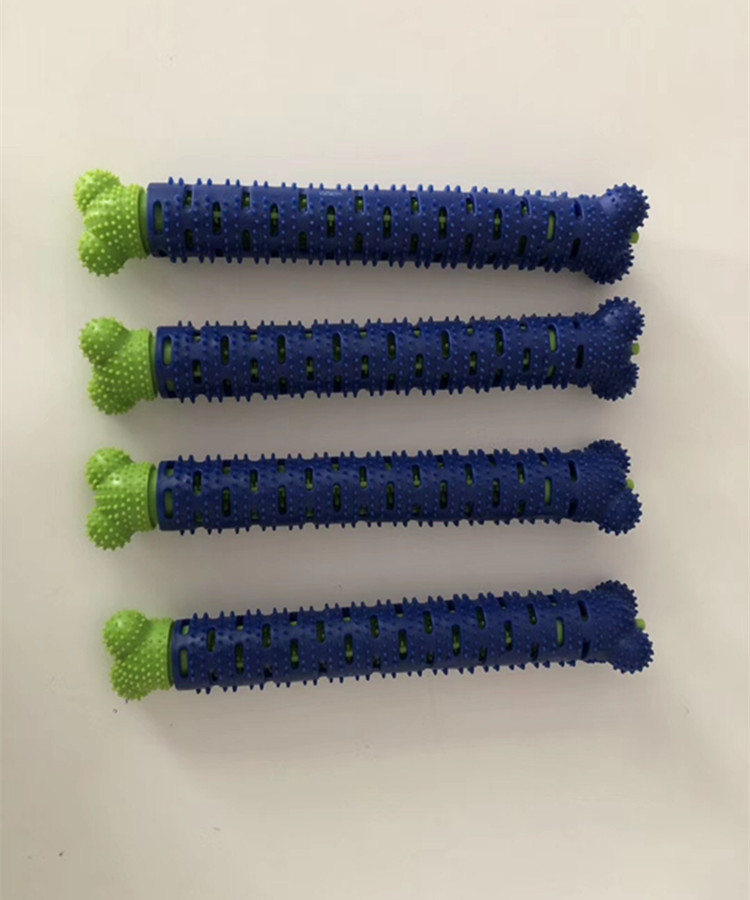 TV New Pet Molar Rod Dog Molar Toy Teeth Cleaning Rubber Toothbrush