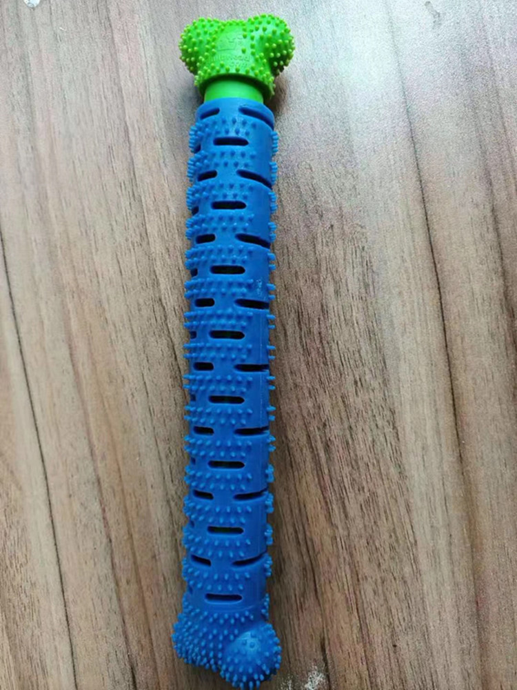 TV New Pet Molar Rod Dog Molar Toy Teeth Cleaning Rubber Toothbrush