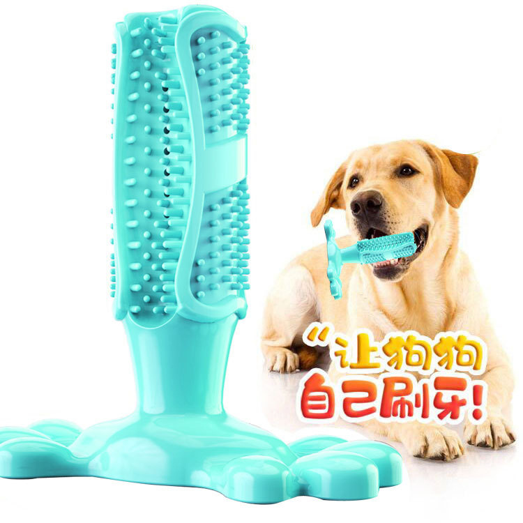Dog Molar Rod Dog Toothbrush Rubber Toothbrush Bite Toy Tooth Cleaning Pet Supplies