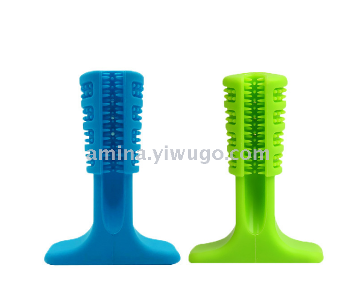 Pet grinding stick dog toothbrush rubber silicone teeth cleaning toy multi-size bite stick large