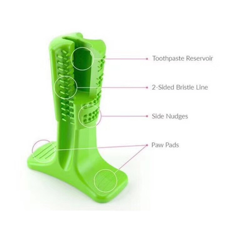 Pet grinding stick dog toothbrush rubber silicone teeth cleaning toy multi-size bite stick large