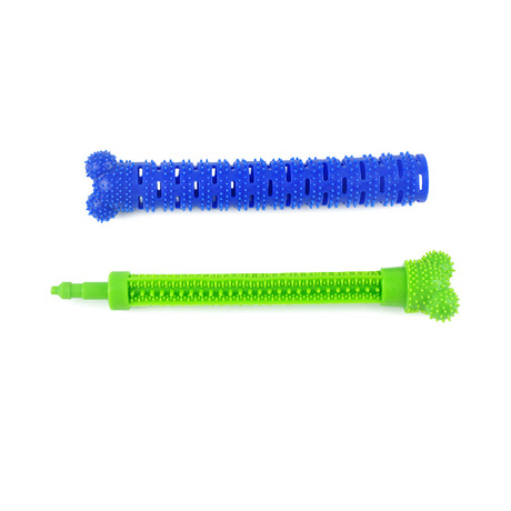 Cross - border amazon &#039;s best - shot silicone dog toothbrush chewing toy molars gum department pet cleaning supplies