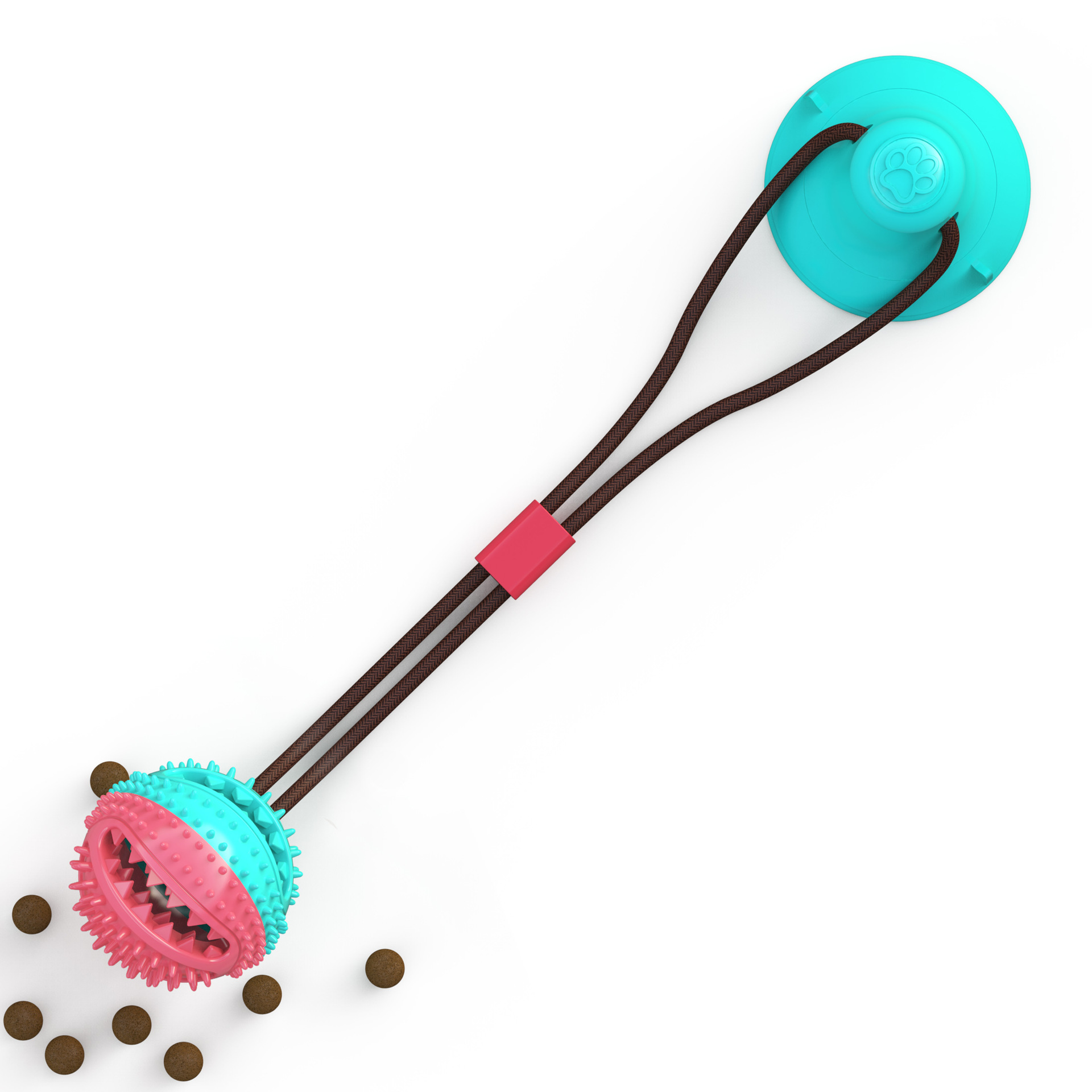 Pet Supplies 2020 Dog Toys Pet Sucker Food Dropping Ball Pet Toy Ball Dog Toothbrush