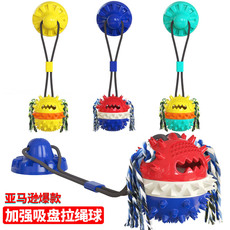 Pet Supplies Factory Wholesale Company New Popular Amazon Molar Long Throws Ring Dog Toy Toothbrush