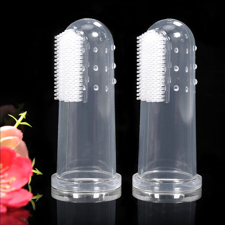 Pet Harness Finger Toothbrush Dog Cat Toothbrush Latex Finger Cots Toothbrush Dog Oral Cleaning Toothbrush Pet Brushing