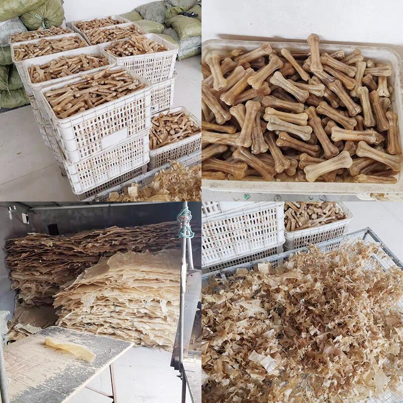 Factory Direct Sales Cowhide Bone Pressing Dog Molar Dog Chew Pet Snack Molar Supplies Pet Toys