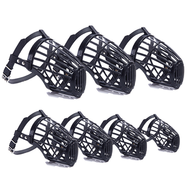 Breathable Dog Mouth Cover Soft Plastic Pet Muzzle Dog Mask Golden Retriever Anti-Bite Dog Mouth Cover Pet Supplies