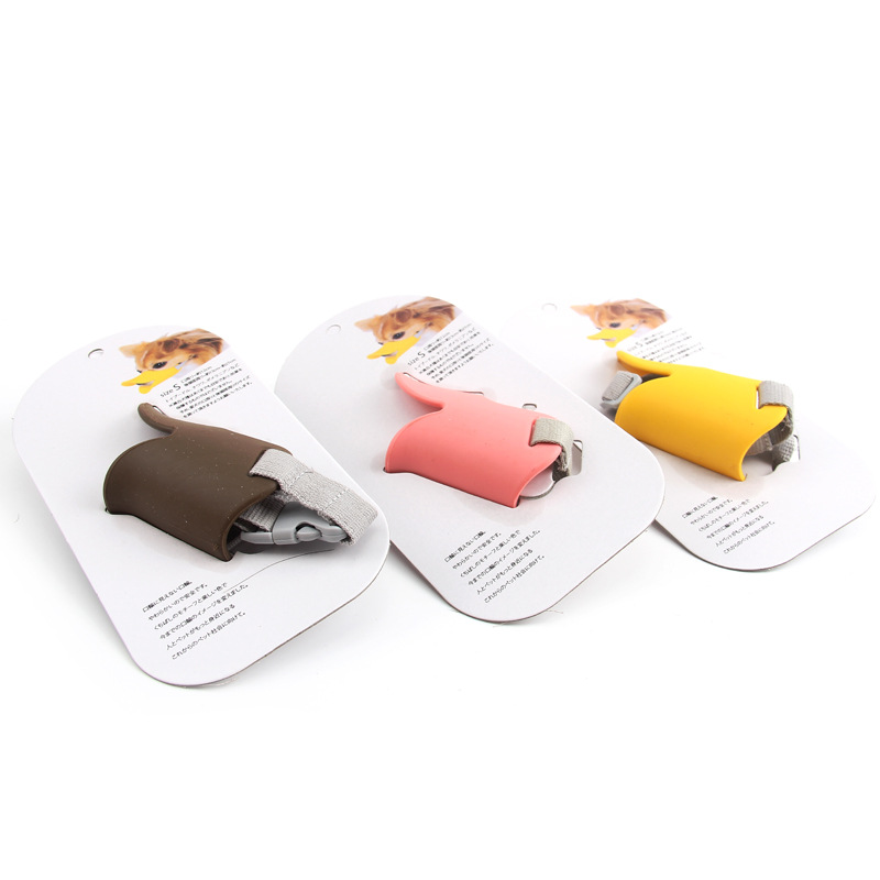Genuine Pet Duckbilled Sleeve Pet Silicone Muzzle for Dogs Precision Packaging Dog Mask Dog Mouth Cover