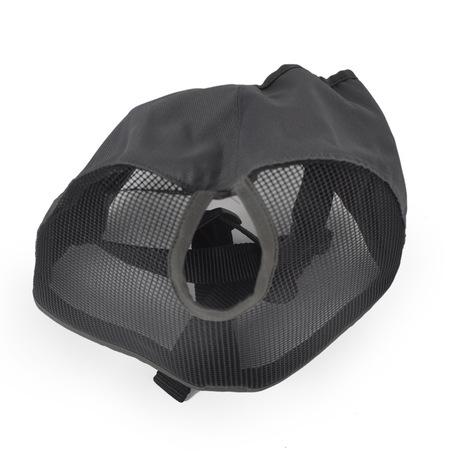 Manufacturer direct sale high quality bulldog eye mask short nasal cavity dog mask dog anti - bite anti - barking muzzle