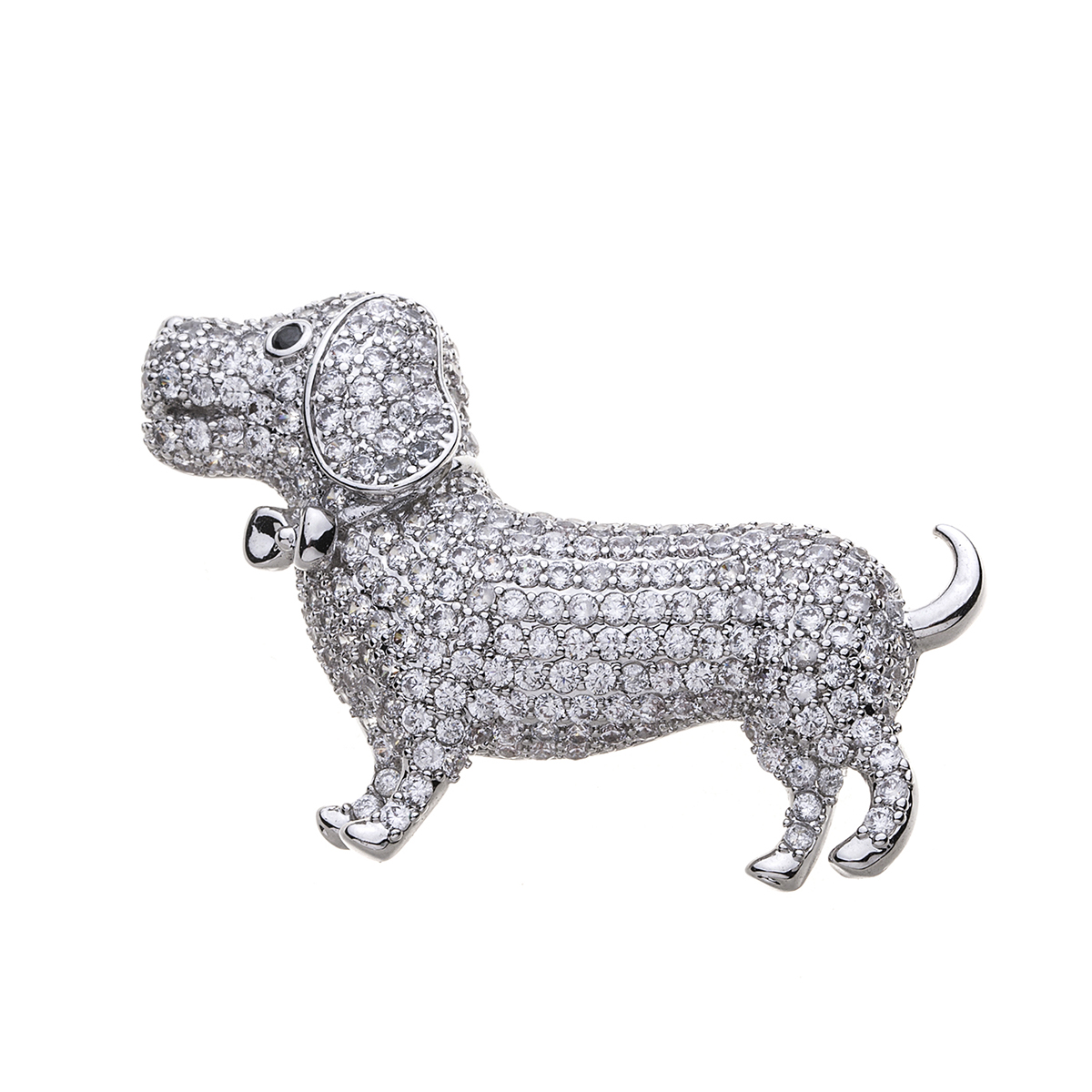 Puppy Brooch European and American Personalized Magnificent Coat Sweater Decorations Cardigan Buckle Dog Corsage Scarf Pin Accessories